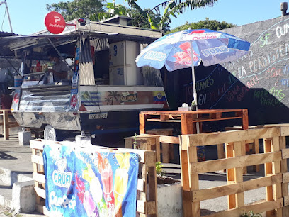 EL SABOR COLOMBIANO carrito de hamburguesa