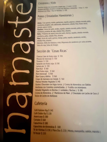 Opinii despre Namasté în Montevideo - Gastronomía y hostelería