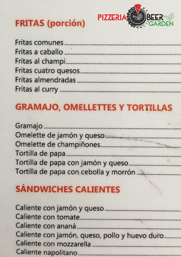 PIZZERIA BEER GARDEN - Gastronomía y hostelería