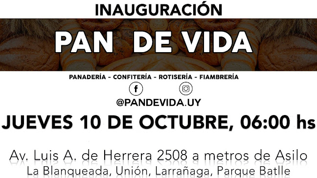 Opinii despre Pan De Vida - Panadería în Montevideo - Gastronomía y hostelería