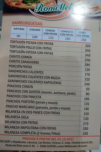 Opinii despre Pizzería Romimel în Maldonado - Gastronomía y hostelería
