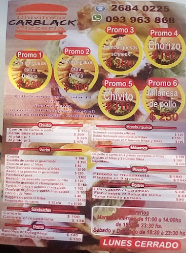 Opinii despre Car Black în Canelones - Gastronomía y hostelería