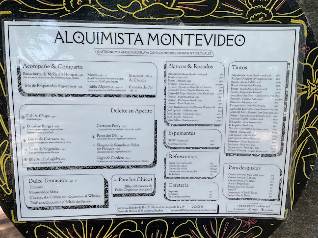 Opinii despre Alquimista Restaurante în Montevideo - Gastronomía y hostelería