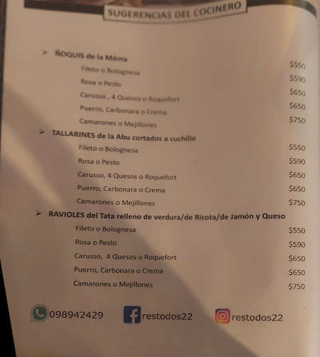DOS 22 Restaurante - Col. del Sacramento