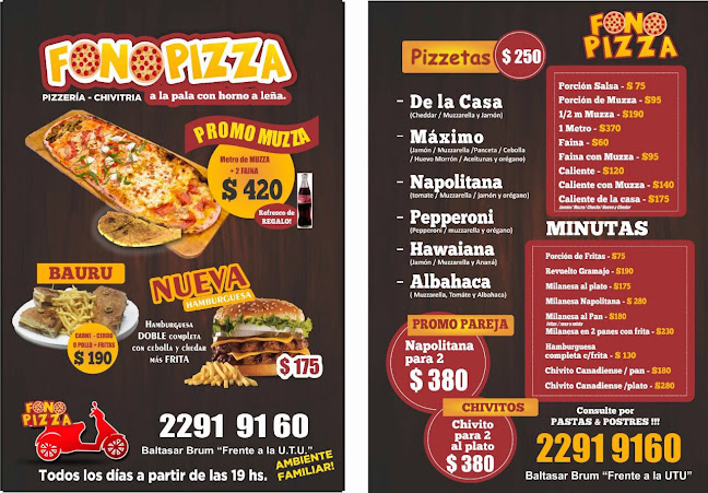 Pizzería Fonopizza - Pando