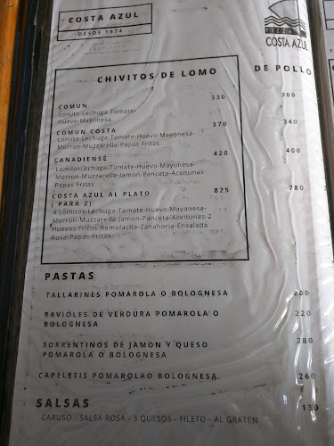 Opinii despre Costa Azul Canelones în Montevideo - Gastronomía y hostelería