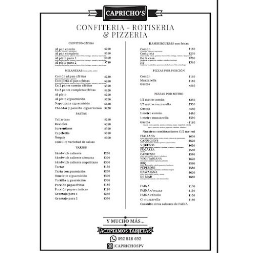 Capricho's Confitería & Rotisería - Playa Verde