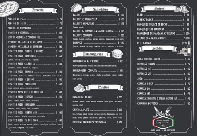 Pizzeria y restaurant ya Que Tamo