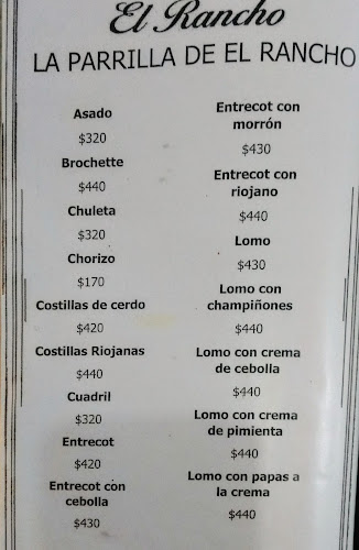 Comentarii opinii despre Restaurante El Rancho