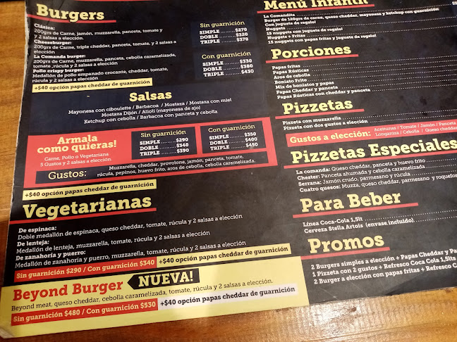 Opinii despre La Comanda Pizzas & Burgers în Ciudad de la Costa - Gastronomía y hostelería