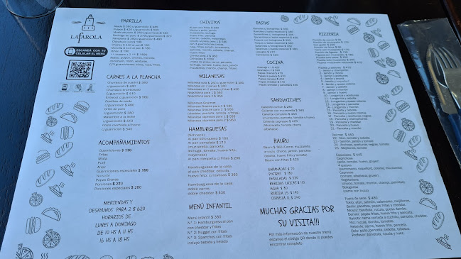 Opinii despre Restaurante LA FAROLA în Montevideo - Gastronomía y hostelería