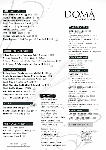 Opinii despre DOMÂ restaurant în Manantiales - Gastronomía y hostelería