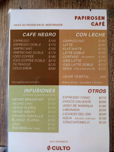 Papirosen Café | Cafetería de Especialidad - Punta del Este