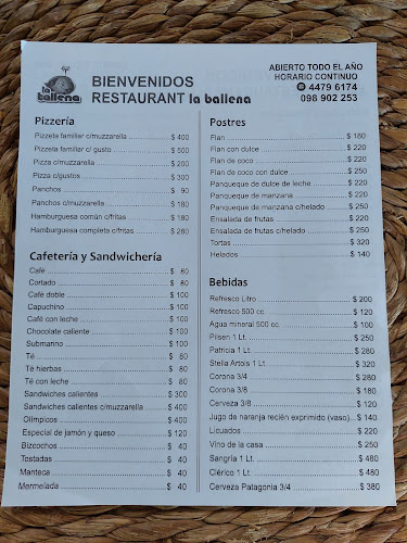 Opinii despre Restaurante La Ballena în La Paloma - Gastronomía y hostelería