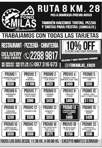 Opinii despre Fono Milas în Barros Blancos - Gastronomía y hostelería