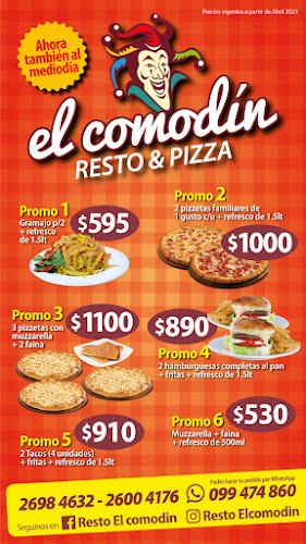 Comentarii opinii despre El Comodín, Restó & Pizza