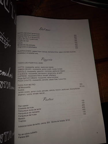 De Punta Madre Pizzas y Parrilla