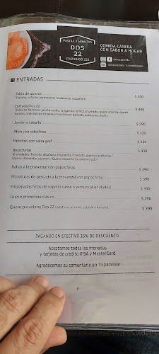 Comentarii opinii despre DOS 22 Restaurante