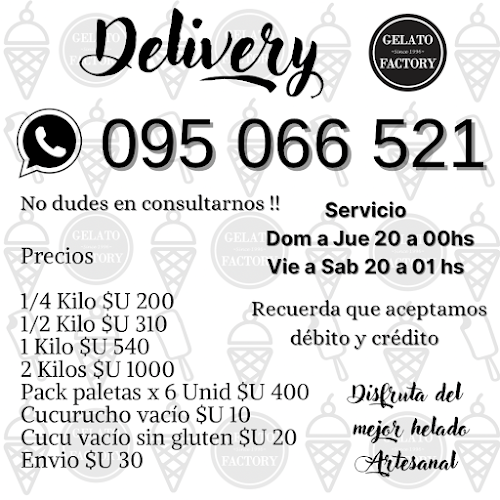 GELATO FACTORY - Gastronomía y hostelería