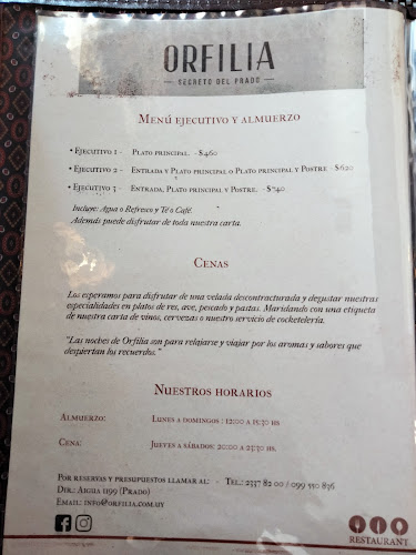 Opinii despre Restaurant Orfilia în Montevideo - Gastronomía y hostelería