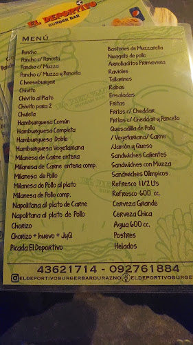 El Deportivo Burger Bar