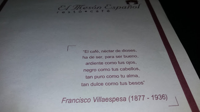 El Mesón Español - Gastronomía y hostelería