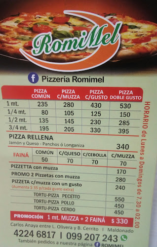 Pizzería Romimel - Gastronomía y hostelería