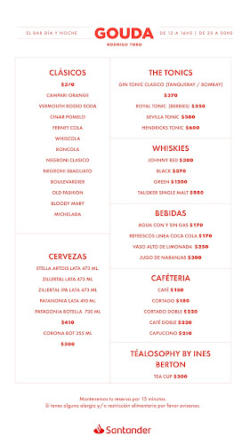 Gouda restaurante - La Barra