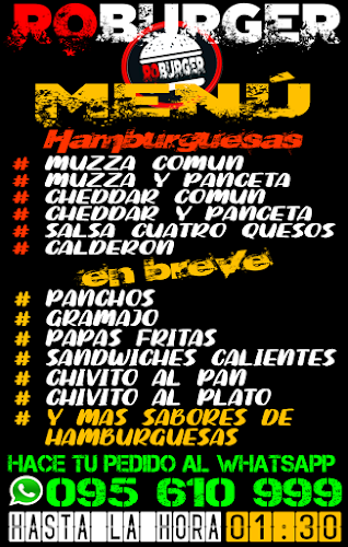 Opinii despre Roburger Comidas Rápidas Vichadero în Rivera - Gastronomía y hostelería
