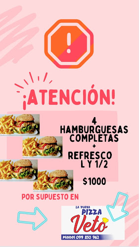 Opinii despre Pizza VETO în Paysandú - Gastronomía y hostelería