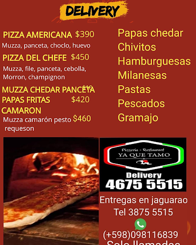 Opinii despre Pizzeria y restaurant ya Que Tamo în Rio Branco - Gastronomía y hostelería