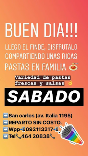 PASTAS ARTESANALES SAN CARLOS - Melo
