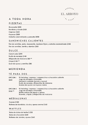 Parador El Arroyo - Gastronomía y hostelería