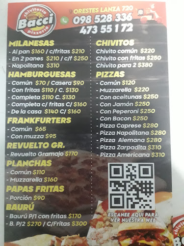 Chiviteria y Pizzeria Bacci Salto Nuevo - Salto