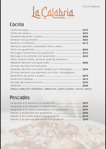 La Calabria Restaurante
