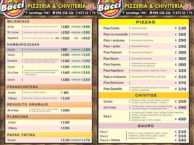 Chiviteria y Pizzeria Bacci Salto Nuevo