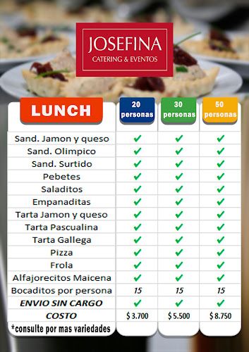 Josefina Catering & Eventos - Ciudad del Plata
