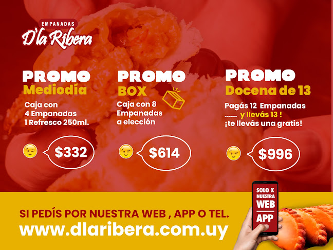 D'la Ribera Empanadas Pocitos