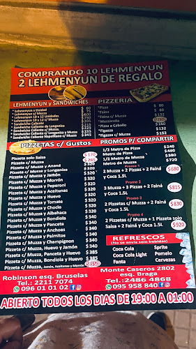 Pizzería Braga (La Blanqueada) - Montevideo