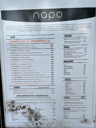 Opinii despre NAPO Pizza Napoletana în Col. del Sacramento - Gastronomía y hostelería