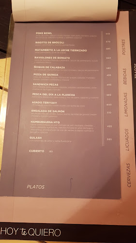 Comentarii opinii despre Hoy Te Quiero