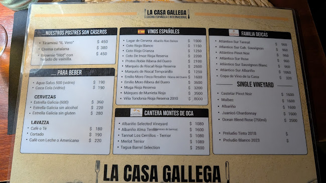 Opinii despre La Casa Gallega în Punta Ballena - Gastronomía y hostelería