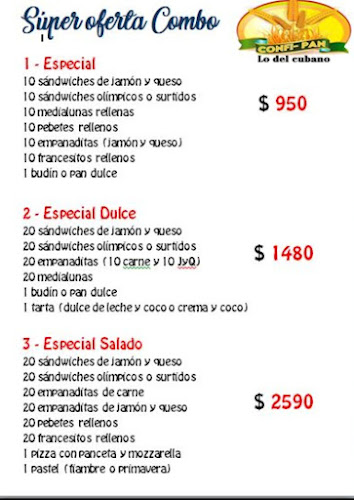 Opinii despre Panadería Confitería Confi-Pan Lo del Cubano în Canelones - Gastronomía y hostelería