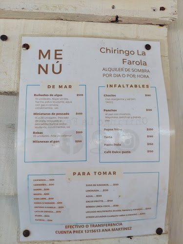 Opinii despre Chiringo La Farola - La Aguada în La Paloma - Gastronomía y hostelería