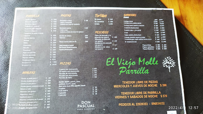 Parrillada el Viejo Molle - Gastronomía y hostelería