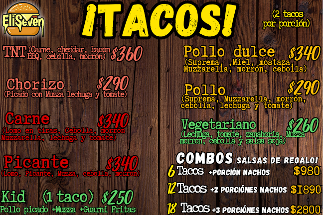 Opinii despre Eli Seven Pizzería, Rotiseria, Milanesas, Chivitos, Helados, Empanadas, Tacos y Bebidas în Ciudad del Plata - Gastronomía y hostelería