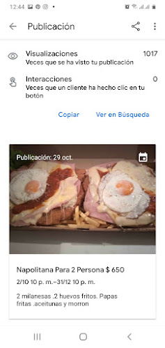 El menu - Montevideo