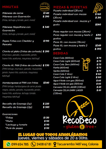 RecoBeco Gluten Free | Productos sin TACC en Montevideo