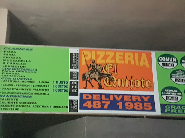 Opinii despre Pizzeria El Quijote în Montevideo - Gastronomía y hostelería
