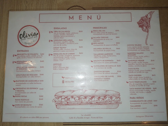 Olivia Restó Snack Bar - Gastronomía y hostelería